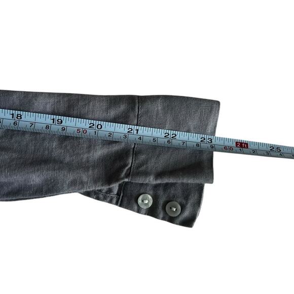 Jones New York Sport Women’s 100% Linen Light Grey Tunic Top Size Small - Picture 9 of 9